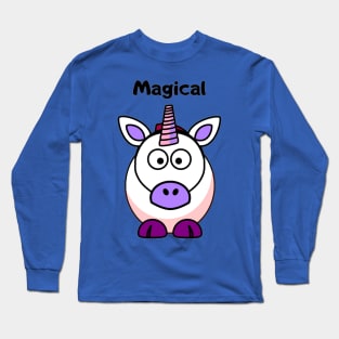 Magical Unicorn Design Long Sleeve T-Shirt